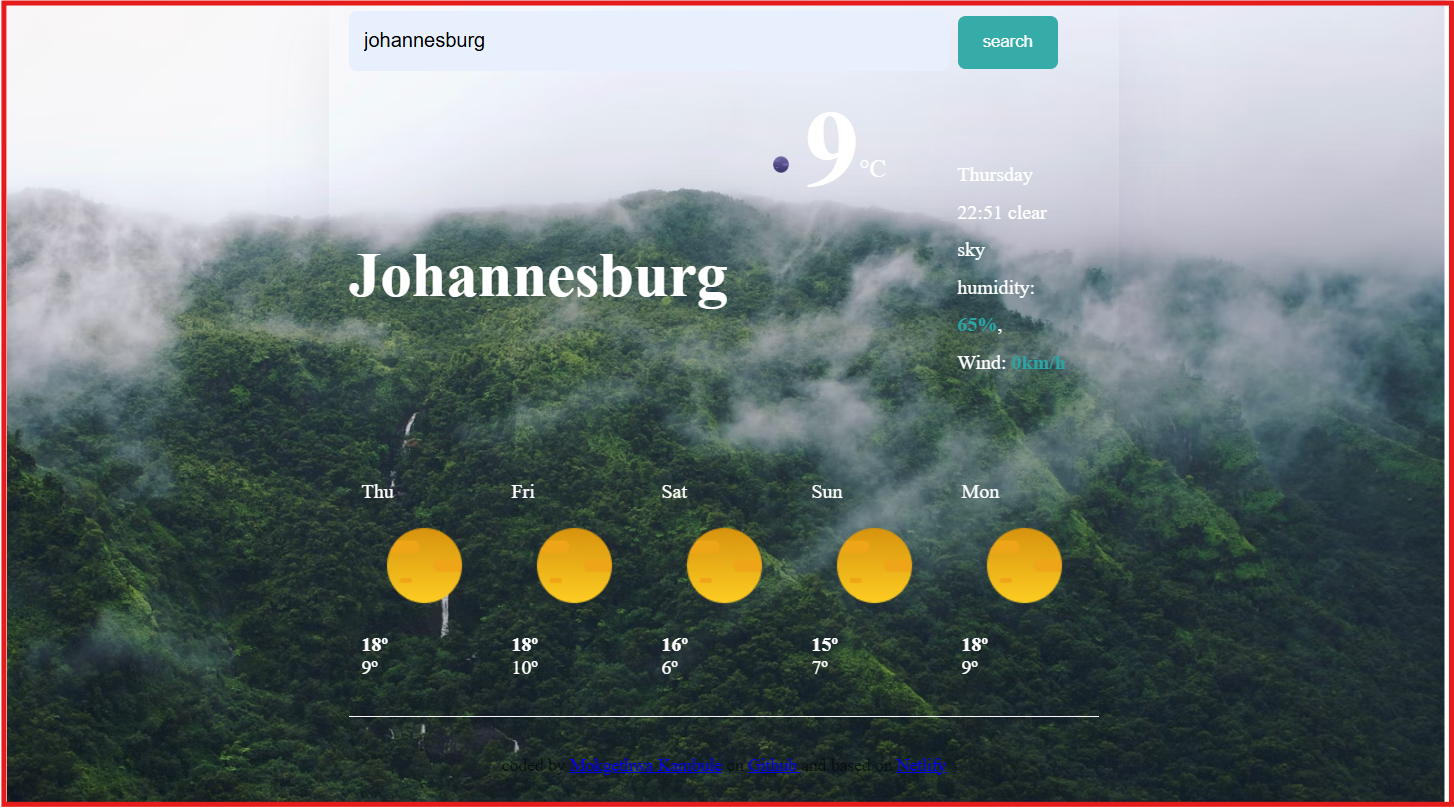 Project 1 Screenshot